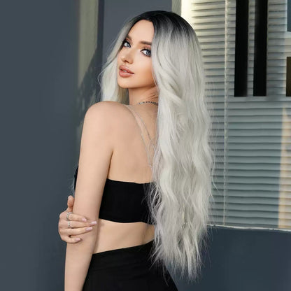 Peruka Syntetyczna Ombre Blond Falowana